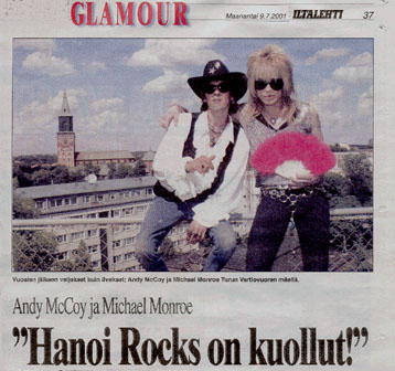 Newpaper - Michael Monroe & Andy McCoy Hanoi Revisited-